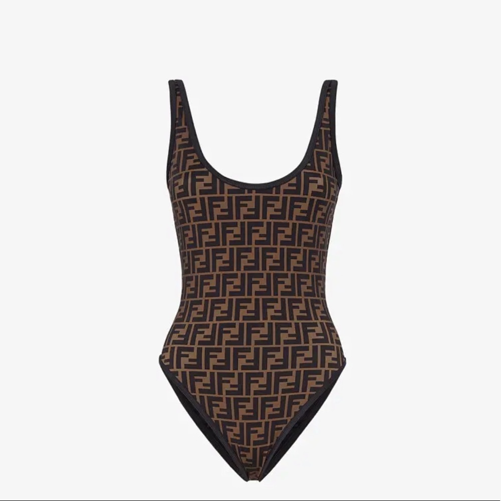 Fendi Roma Lycra One Piece Swimsuit